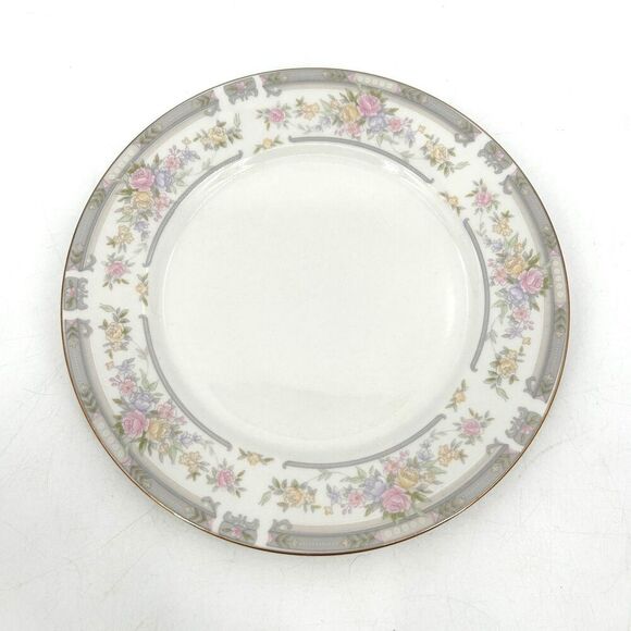 COPY - FARBERWARE Vintage 1992 Fine China White Floral Southampton Salad Plate … - Picture 1 of 4